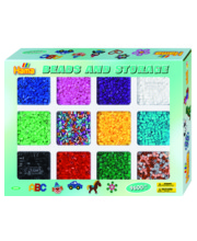 HAMA Beads - Midi - 9.600 beads and storage