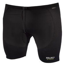 Select Warm Shortsit w/Lycra Musta