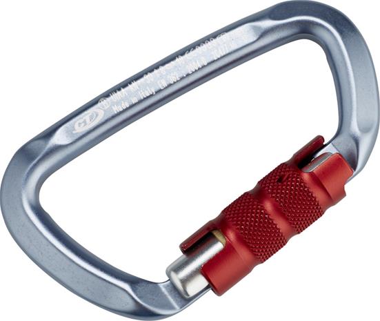 Climbing Technology D-Shape TG Sulkurengas, harmaa