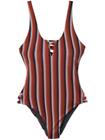 RVCA Tidal One Piece red earth Naiset