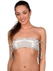 Rip Curl Solstice Bandeau Bikini Top grey Naiset