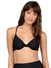 Volcom Simply Solid Uwire Bikini Top black Naiset