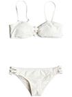 Roxy Drop Diamond Bandeau/70'S Pant Bikini marshmellow Naiset