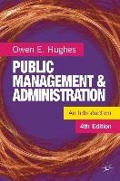 Public Management and Administration (Owen Hughes), kirja