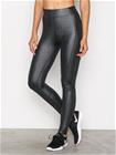 NLY SPORT High Waist Glitter Tights Treenitrikoot Musta/Hopea