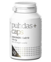 Puhdas+ Caps CoQ10 Ubikinoni 100 mg, 125 kaps.