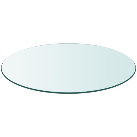 vidaXL Pöytälevy Karkaistu Lasi Pyöreä 800 mm