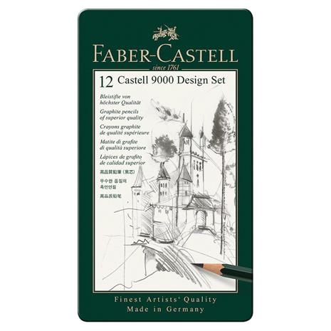 Faber-Castell - Graphite pencil Castell 9000 Design set (119064)