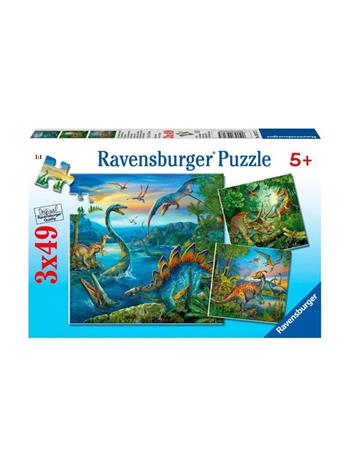Ravensburger Dinosaurs 3x49st.