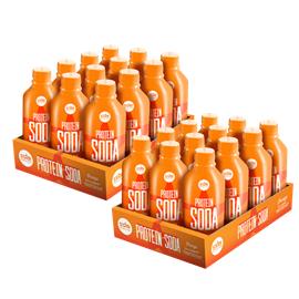 48 x protein soda 375 ml orange lyhyt päiväys hinta 37