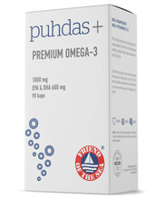 Puhdas+ Premium Omega-3, 90 kaps.