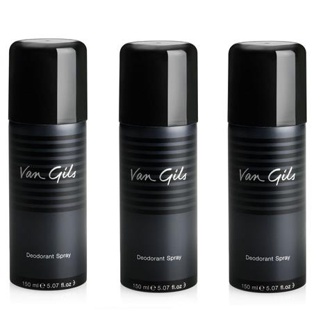 Van Gils - 3x Strictly for Men Deodorant Spray 150 ml