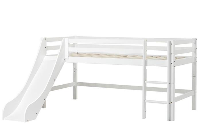 Hoppekids - BASIC Half-high sofabed with slide 90x200 cm - White