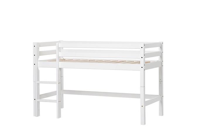 Hoppekids - BASIC Sofabed with half-high module 70x160 cm - White