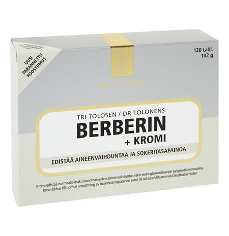 Tri Tolosen Berberin + Kromi, 120 tabl.