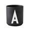 Design Letters Design Letters kuppi musta A – kuva 1