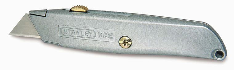 Veitsi, vaihdettavat terät Stanley 99E
