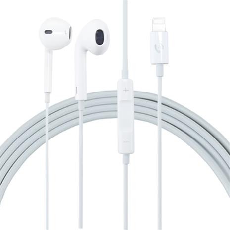 Nappikuulokkeet mikrofonilla (Apple Lightning)
