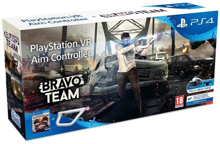 Bravo Team + Aim Controller, PS4 -peli