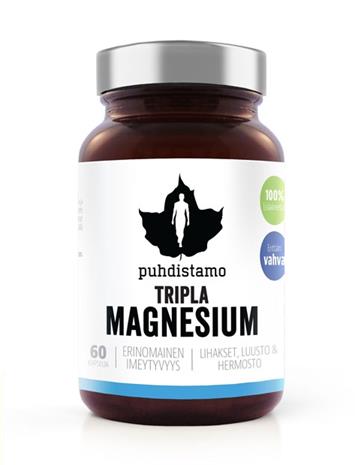 Puhdistamo Tripla Magnesium, 60 kaps.