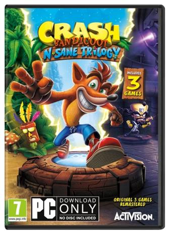 Crash Bandicoot N Sane Trilogy, PC -peli
