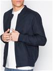 Selected Homme Shhlukas Linen Bomber Takit Tummansininen