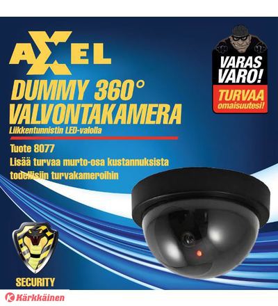 Axxel valeturvakamera