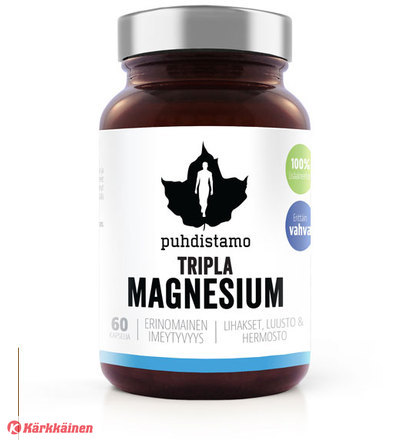 Puhdistamo Tripla Magnesium, 60 kaps.