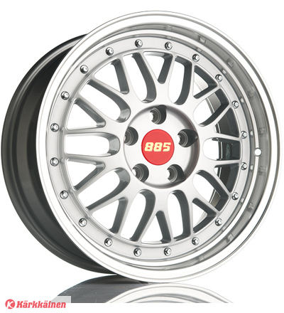 885 LeMans Silver 7.5x17 Jako:5x120 ET:20 vanne – kuva 4/6