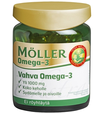 Möllerin Vahva Omega-3, ravintolisä 70 kaps.