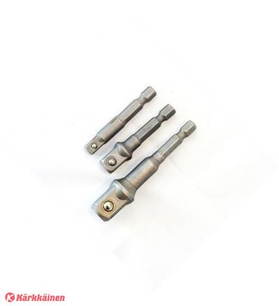 Finbullet 1/4" 3-osainen liitinvarsisarja