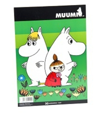 Muumi A4 piirustuslehtiö