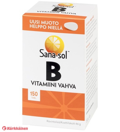 Sana-Sol Vahva B-vitamiini, 150 tabl.