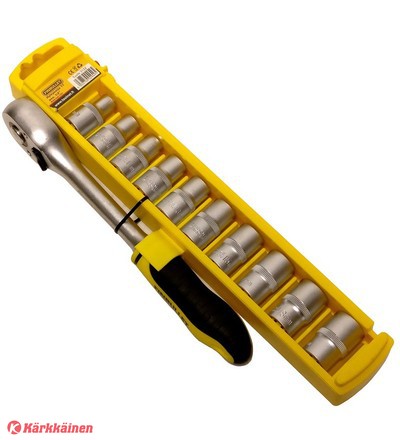 Am-Tech 1/2" 11-osainen hylsysarja