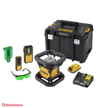 DeWalt DCE079D1G 18V, pyörivä tasolaser – kuva 8/8