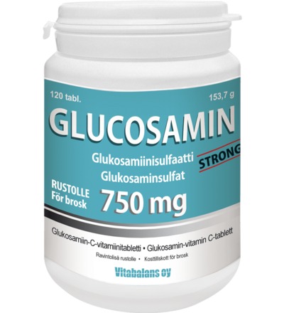 Glucosamin, ravintolisä 750 mg 120 tabl.