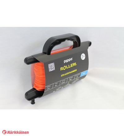 Piippo polyeteeni 2mm x 80m oranssi rolleri