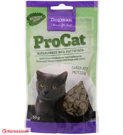 Dogman Procat maitonapit 50 g kissanmintulla