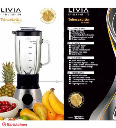 Livia BL-10RST, tehosekoitin