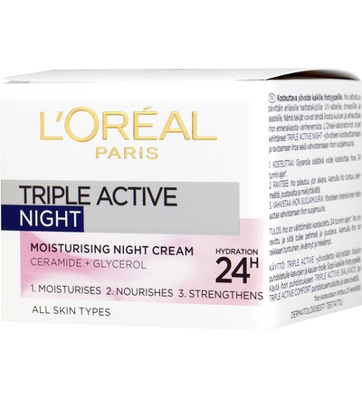 L'Oréal Paris Triple Active 50 ml yövoide