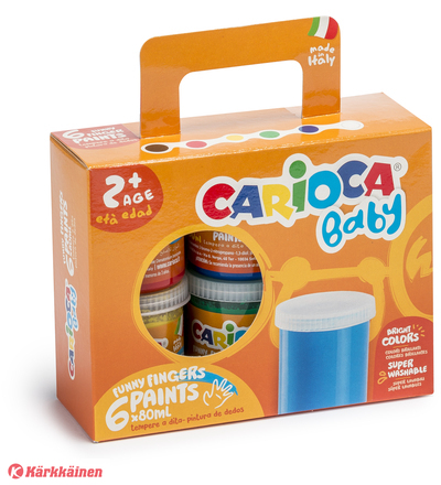 Carioca, sormiväri 6 x 80 ml