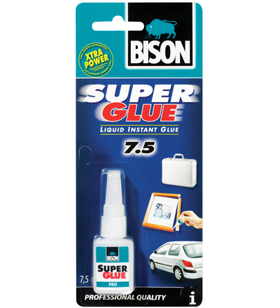 Bison 7,5 ml super glue professional