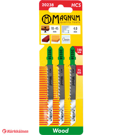 Magnum 3kpl HCS 4,0/100mm pistosahanterä