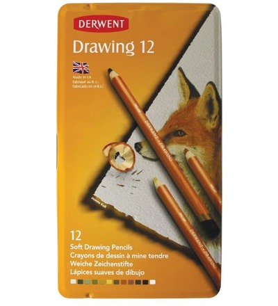 Derwent Drawning 12 kpl piirrustuskynä – kuva 7/8