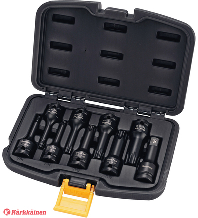 GeeTee 75mm 9-osainen Torx-hylsysarja