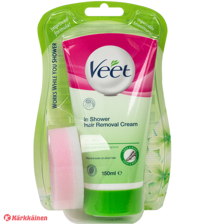 Veet kuivan ihon suihkuvoide