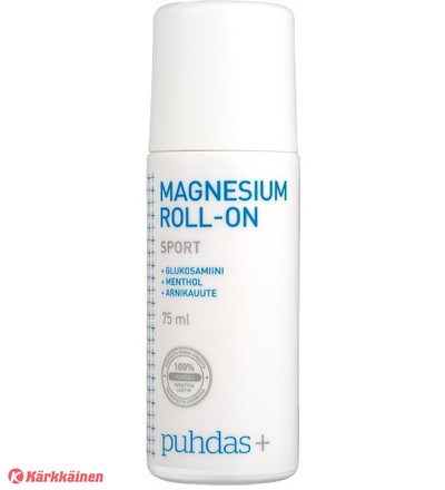 Puhdas+ Magnesium Roll-On Sport, 75 ml
