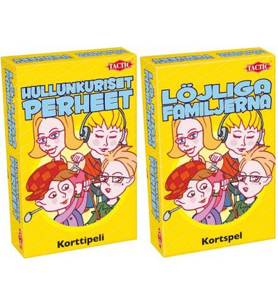 Tactic Hullunkuriset Perheet, korttipeli