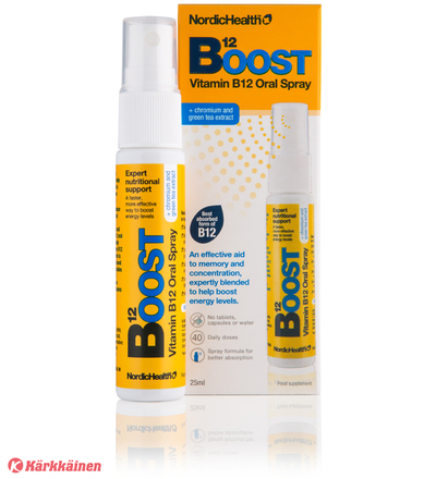 Nordic Health Sprays Boost B12-vitamiinisuihke