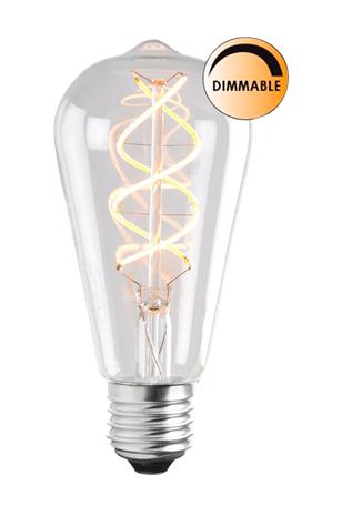 Globen Lighting Uniterm Soft LED Filament, himmennettävä lamppu E27
